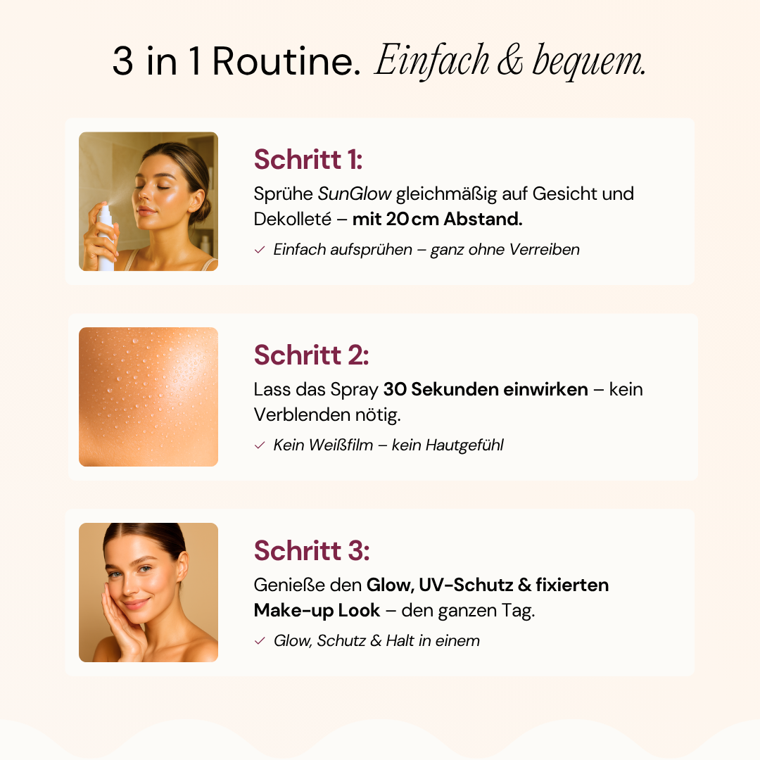 SunGlow+ 3 in 1 Spray